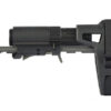 Ares Ares M45 Series Retractable Stock with Stabilizing Brace (Black - AM-ABS005-BK) airsoft