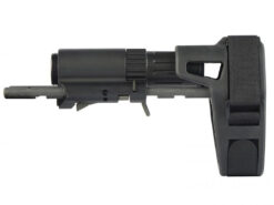 Ares Ares M45 Series Retractable Stock with Stabilizing Brace (Black - AM-ABS005-BK) airsoft