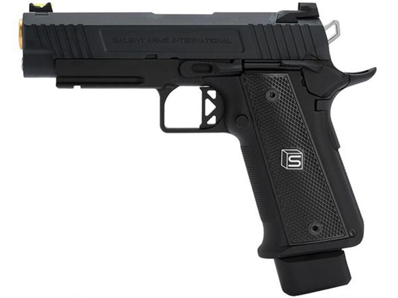 Salient Arms International by Salient Arms International by EMG 2011 DS 4.3 Gas Pistol (Gold Barrel - Black - 4.3) airsoft