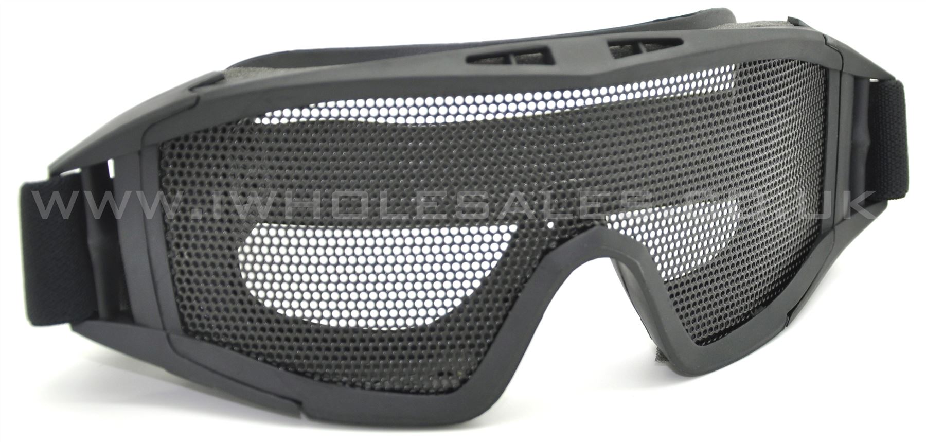 Big Mesh Goggles with Cotton Strap Big Mesh Goggles with Cotton Strap (Black) airsoft
