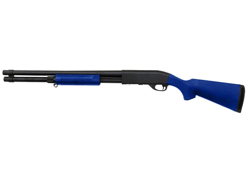 S&T S&T M870 Spring Shotgun (Black - STSPG06BKS - BLUE) airsoft