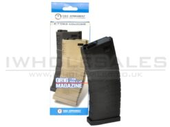 G&G G&G 450 Round "Thermold" Hi-Cap Magazine for GR16 (Black-Polymer) (G-08-034) airsoft