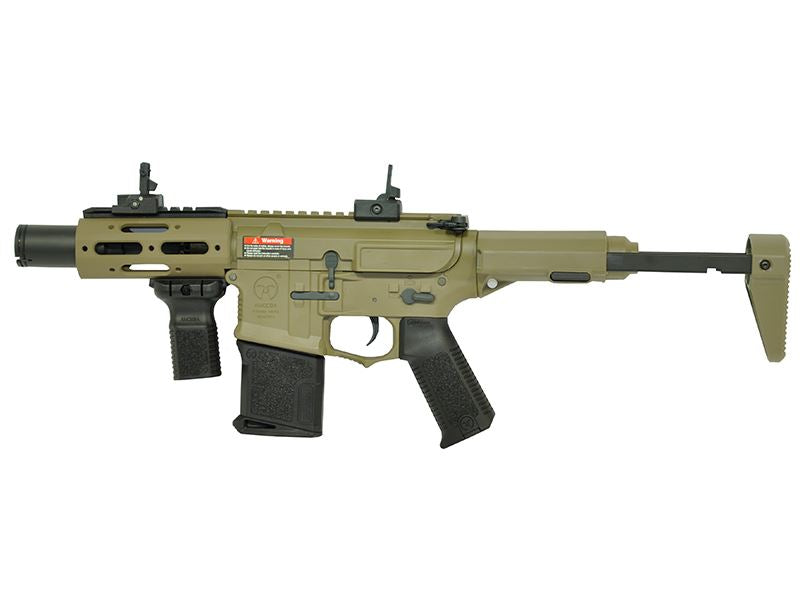 Ares Amoeba Honey Badger (CQB) AM-015-DE (with EFCS and Mosfet) (Tan) - HPA Engine Pre-Installed airsoft