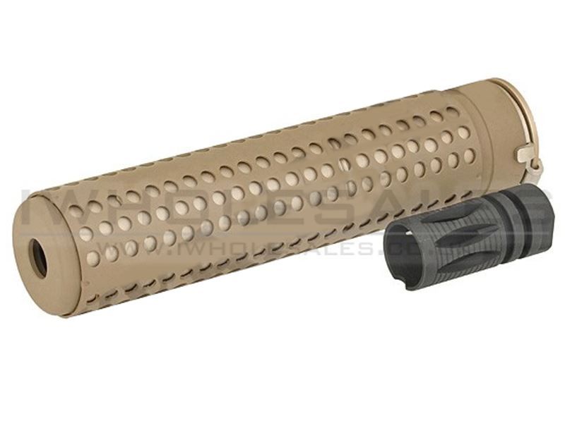 ACM ACM QD Silencer with Flash Hider with M4 Flash Hider (TAN) airsoft