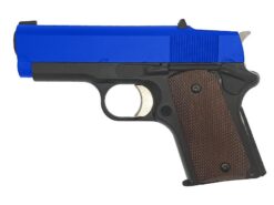 Army R45 Stubby Gas Blowback Pistol Army R45 Stubby Gas Blowback Pistol (Polymer Body and Slide - R45 - Blue) airsoft