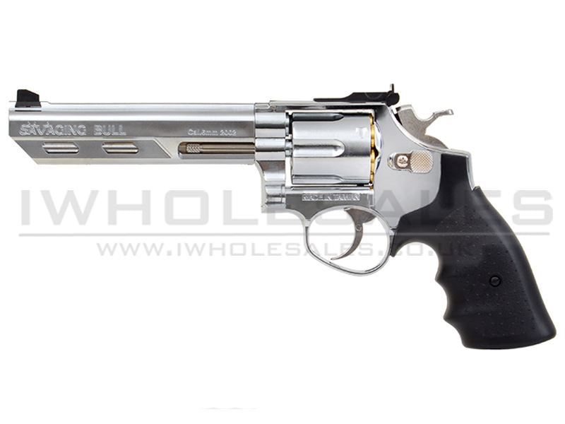 HFC HFC HG-133 6.0" Inch Barrell Gas Revolver (Silver) (HFC-HG-133-SV) airsoft