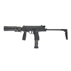 Maruyama MP9 DX gas blowback SMG with integrated silencer – left-side full view