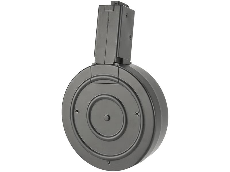 Echo1 Echo1 GAT SMG AEG Drum Magazine (550 Rounds - MAG-ECHO GAT DRUM) airsoft