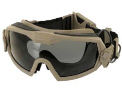 FMA FMA LPG01 (Black) 12-2R Regulator Updated version with Fan Goggle (Tan) (TB1029-DE) airsoft