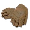 Alpha Fingerless Tactical Gloves   Coyote