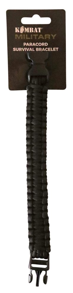 Paracord Survival Bracelet – Black 4