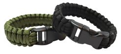 Paracord Survival Bracelet – Black 1
