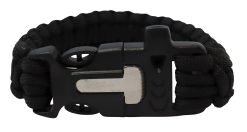 Survival Bracelet – Black 2