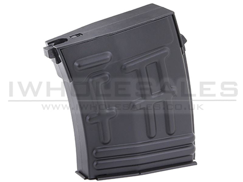 A&K Spring A&K Spring SVD Magazine (Low Cap - 31 Rounds - Black) airsoft