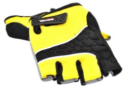 Gloves with Extra Hand and Palm Protection (Breathable Material) (Yellow) airsoft
