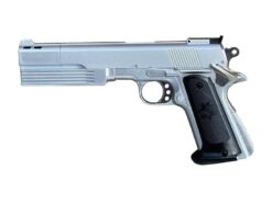 HFC HFC 1911 Gas Pistol (With Front Compensator - Silver - HG-125S) airsoft