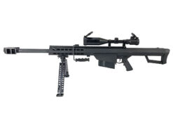 Snow Wolf Snow Wolf M82A1 AEG Sniper Rifle Compact (with Hunter Scope and Bipod - Black - SW-01A-CQB) airsoft