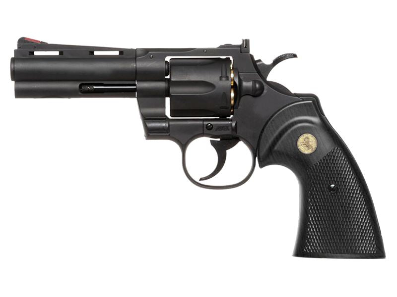 UA P Series Gas Revolver - UA P Series Gas Revolver - 4 inch (Polymer - Black - UG-138B) airsoft