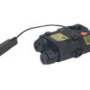 FMA FMA PEQ LA5 Upgrade Version LED White light plus Red Laser with IR Lenses (Black) (TB0074) airsoft