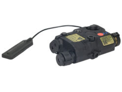 FMA FMA PEQ LA5 Upgrade Version LED White light plus Red Laser with IR Lenses (Black) (TB0074) airsoft
