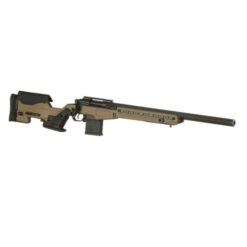 Action Army AAC T10 spring sniper rifle – left-side full view, FDE finish