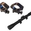 ACM Tactical Scope ACM Tactical Scope 4x Fixed Zoom (11mm & 20mm Rails Mount - Black) (Bundle Deal) airsoft