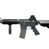 Tokyo Marui M4 CQBR BLOCK1 GBB rifle – left-side full view, black finish