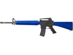 WE M16A3 GBBR rifle blue – left-side full view
