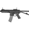 Double Bell PDW sub-machine gun – left-side full view, polymer black body