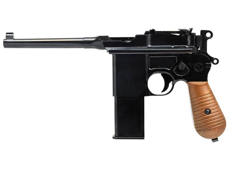 WE 712 gas pistol with detachable stock – left-side full view