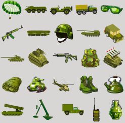 Sticker Set – Army 2