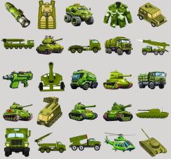 Sticker Set – Army 3