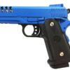 ACM 3.8 Spring Pistol (Full Metal - Blue - V15-BLUE) airsoft