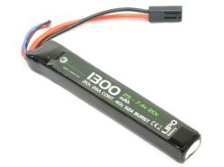 WE Battery WE Battery 1300mAh Lipo 7.4V 20C Stick (1x2) airsoft