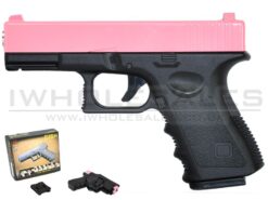 ACM C17 G15H Metal Pistol with Holster (Pink) airsoft