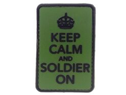 Patches - Keep calm and soldier on Patches - Keep calm and soldier on airsoft