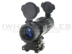UFC UFC EOTech Style 4X FXD Magnifier with Adjustable QD Mount (Black) (UFC-JA-5338-BK) airsoft