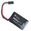 WE Battery WE Battery 1300mAh Lipo 11.1V 20C Micro Max (PEQ/AN-15) airsoft