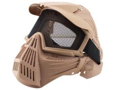 Big Foot Tactical Full Face Protection with Eye Protection (Re-Enforced) (Tan) airsoft