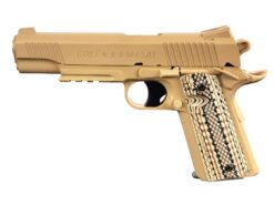 Colt M45A1 Co2 Pistol Colt M45A1 Co2 Pistol (Tan - Fixed Slide - Cybergun - 180313) airsoft