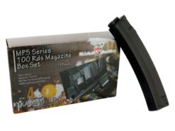 King Arms King Arms MP5 Magazine (100 Rounds - Box Set of 5 - KA-MAG-19-V) airsoft