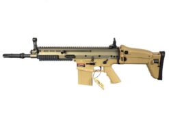 Ares MP055 SCR-H-T Tan HPA rifle – left-side full view