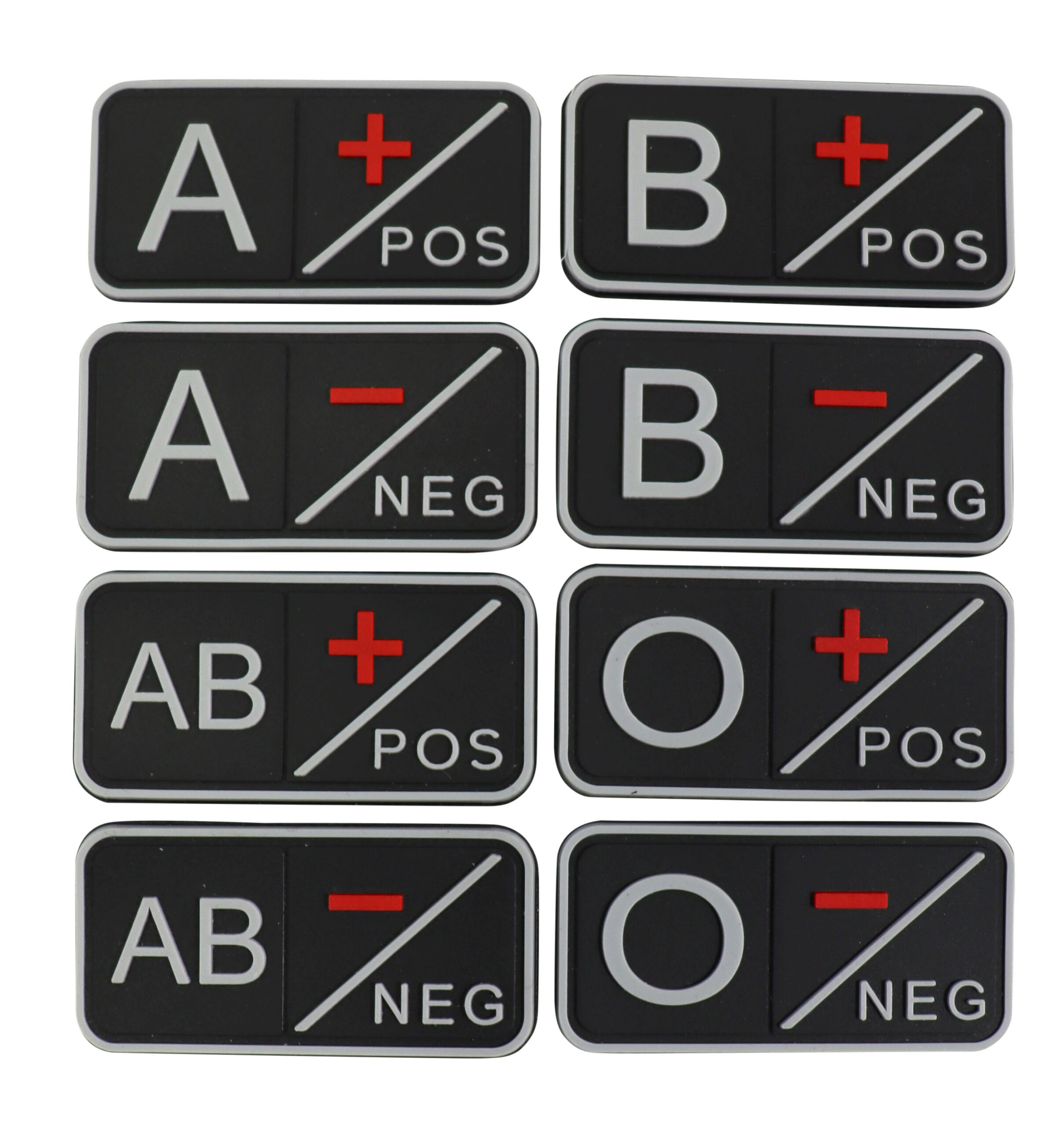 Tactical Blood Group Patch – Black – B- 1