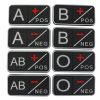 Tactical Blood Group Patch – Black – B+ 1