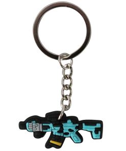 KOMK-026 Rubber Keyring – M4 Blue 1