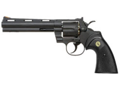 UA P Series Gas Revolver - UA P Series Gas Revolver - 6 inch (Polymer - Black - UG-139B) airsoft