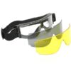 Full Eyeglasses with Full Eyeglasses with 3 Lenses airsoft