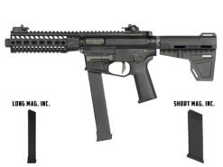 Ares M45X-S with EFCS Gearbox (S-Class S - Black - AR-087E - Comes with Extra Mid-Cap and Low Cap Magazine) airsoft