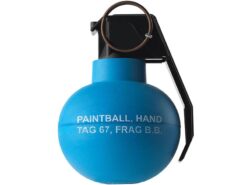 Tag Innovations Tag Innovations TAG-67 Blue - Paintball Hand grenade (x6) (Blue - TAG67P) airsoft