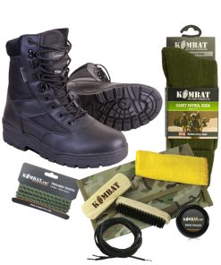 .Cadet Patrol Boot Starter Set – Half Leather – Black 1